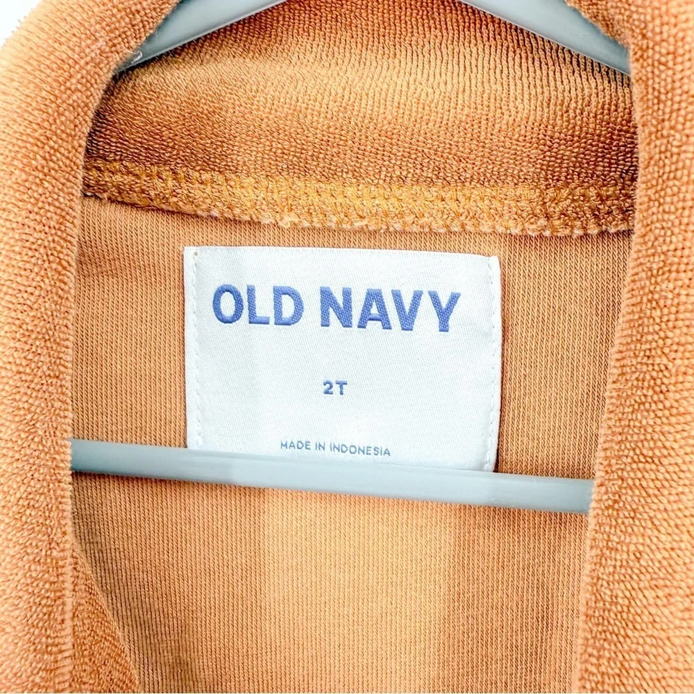 Old Navy Dark Orange Button Down Matching Set